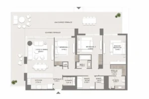 bedroom apartment floor plan
