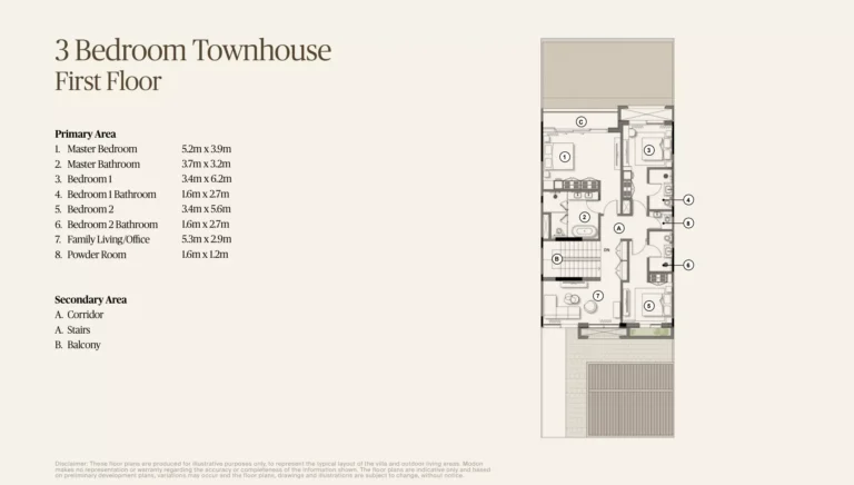 3 bedroom floor plan