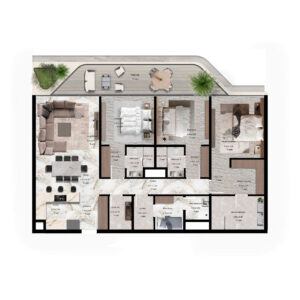 3 bedroom floor plan