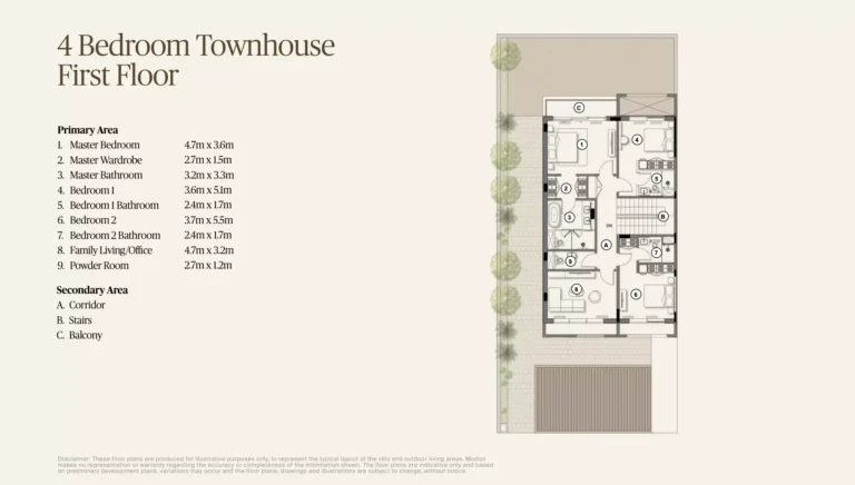 4 bedroom floor plan