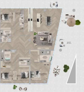 4 bedroom floor plan