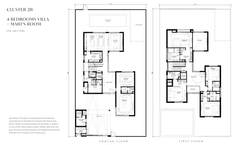 4 bedroom floor plan a
