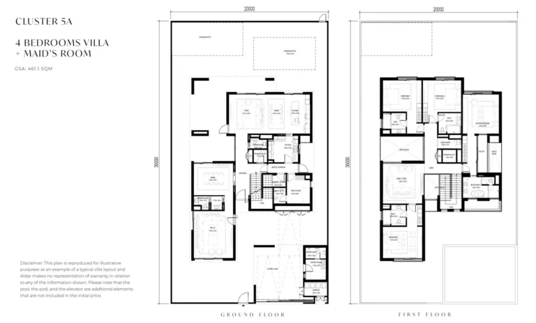 4 bedroom floor plan b