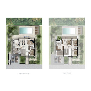 4 bedroom villa floor plan