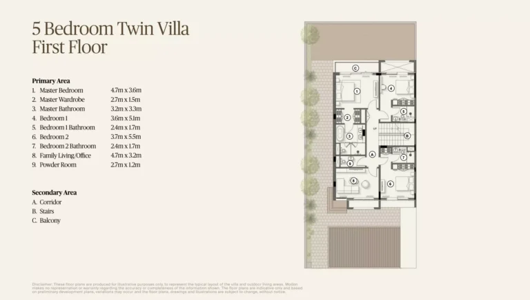 5 bedroom floor plan