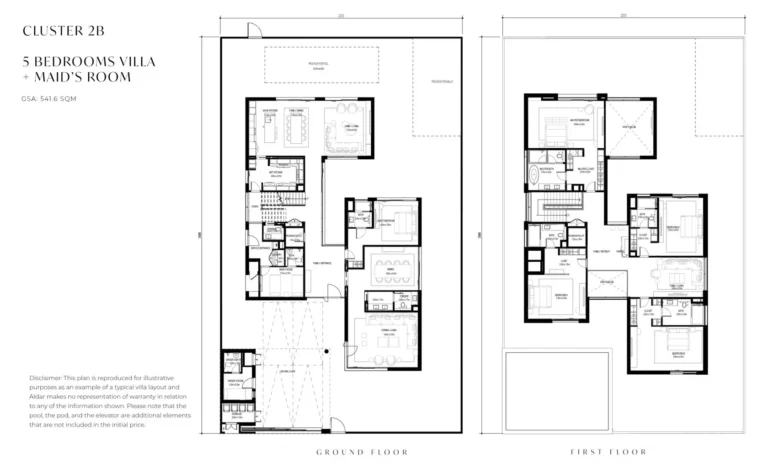 5 bedroom floor plan b