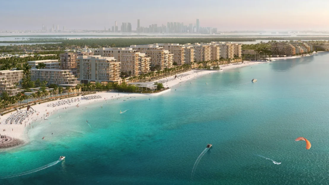 Fahid Beach Residences beach side view