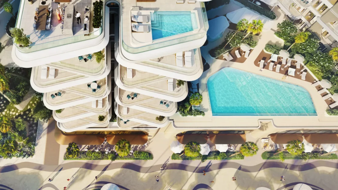 Fahid Beach Residences aerial view