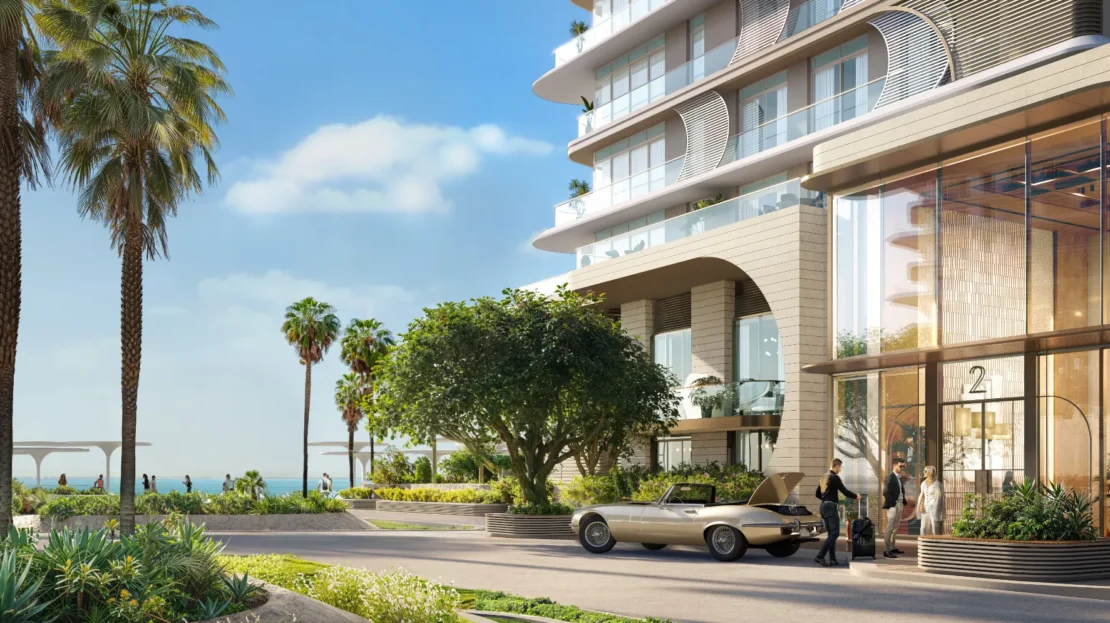 Fahid Beach Residences entrance