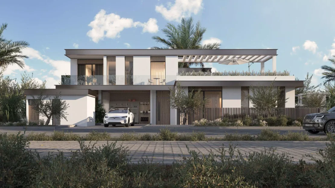 al naseem villas modon hudayriyat front view