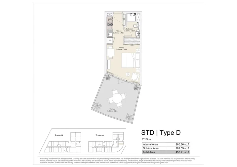 studio bedroom plan