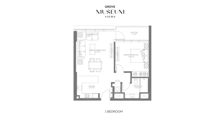 1 bedroom plan