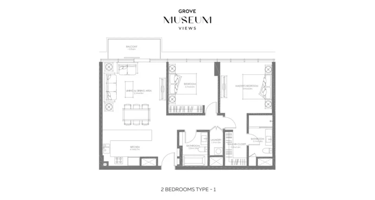 2 bedroom plan