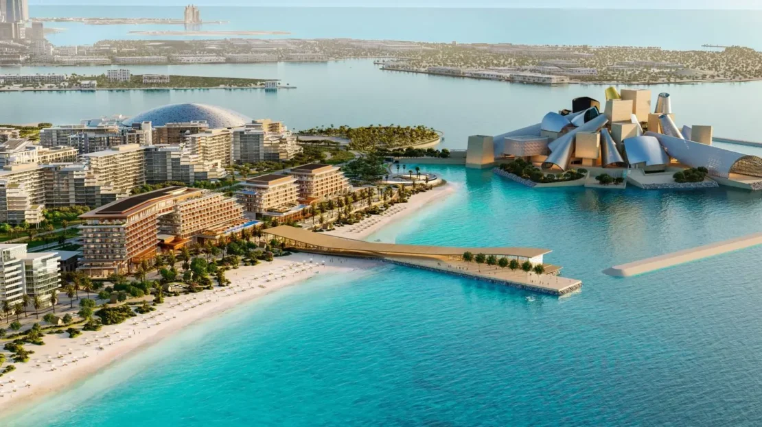Nobu Residences in Saadiyat Island by Aldar Properties aerial view
