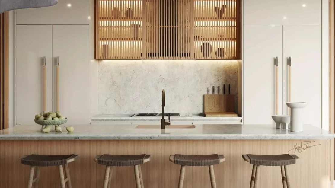 Nobu Residences in Saadiyat Island by Aldar Properties kitchen