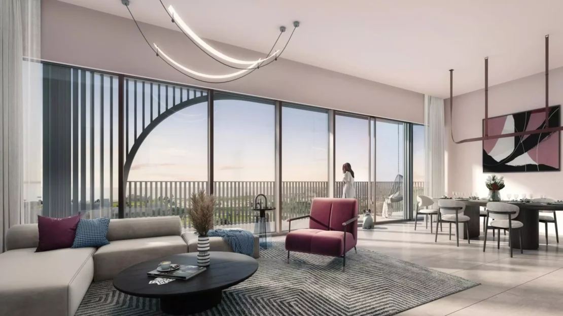 Nouran Living on Saadiyat Island by Aldar Properties living room