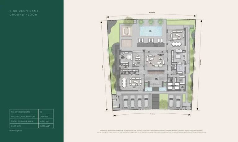 reem hills by modon properties bedroom floor plan