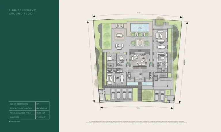 reem hills by modon properties bedroom floor plan