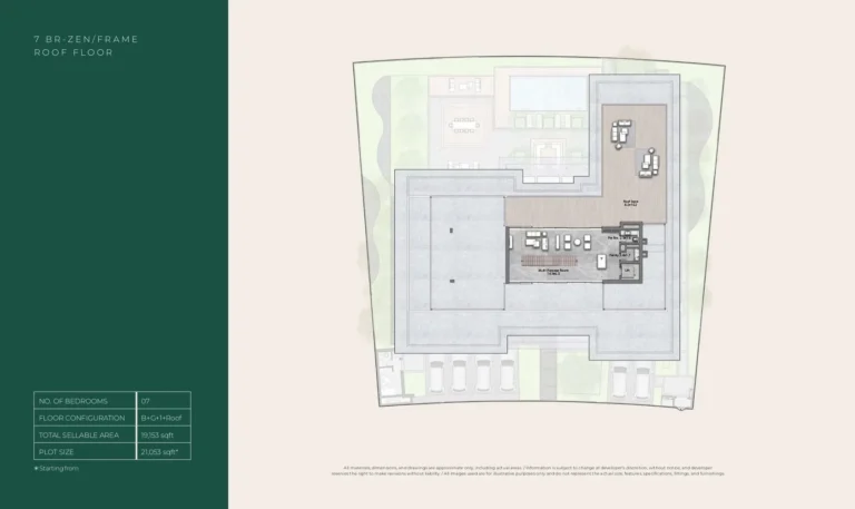 reem hills by modon properties bedroom floor plan