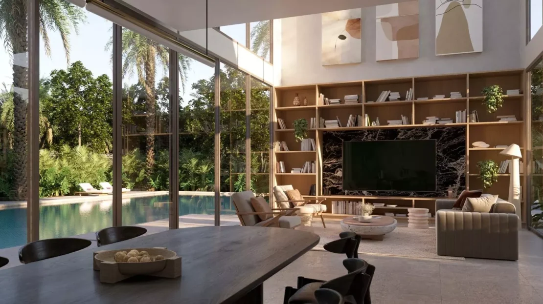 saadiyat lagoons by aldar properties living room