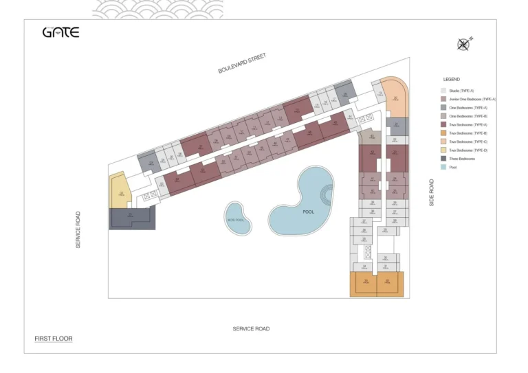 the gate by reportage properties floor plan