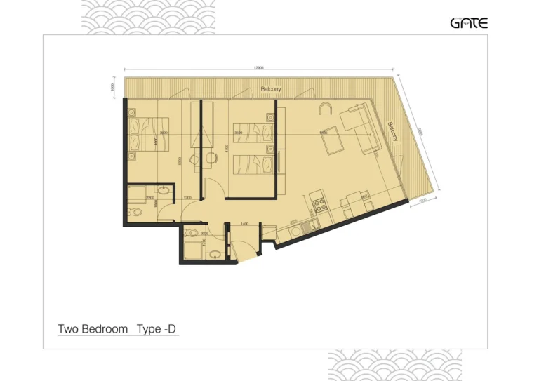 the gate by reportage properties floor plan