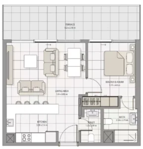 the icon tower bedroom plan
