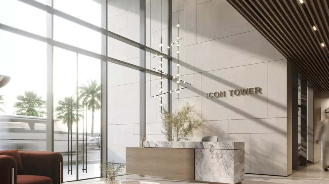 the icon tower lobby