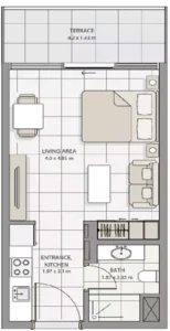 the icon tower bedroom plan
