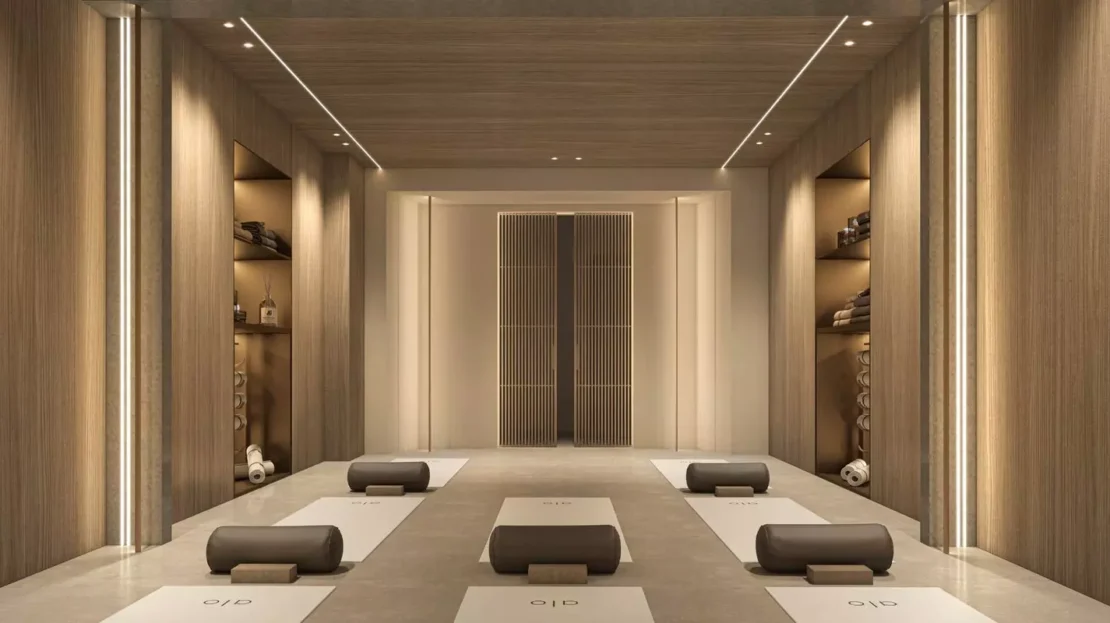 The Source By Aldar in Saadiyat Island yoga room