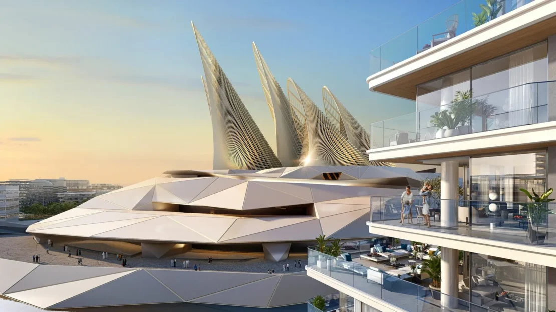 The Source II by Aldar Properties in Saadiyat side view