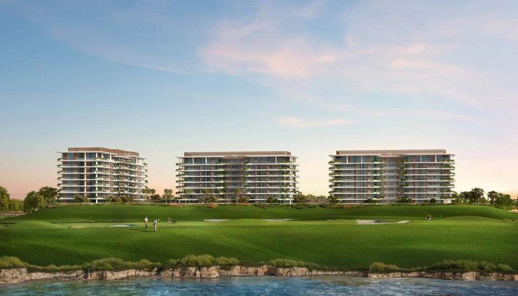 Waldorf Astoria Residences Yas golf area
