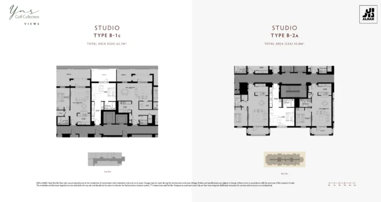 Studio bedroom plan
