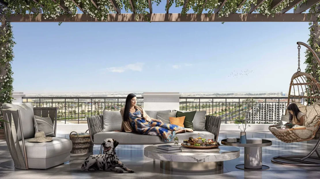 Yas Golf Collection by Aldar Properties terrace