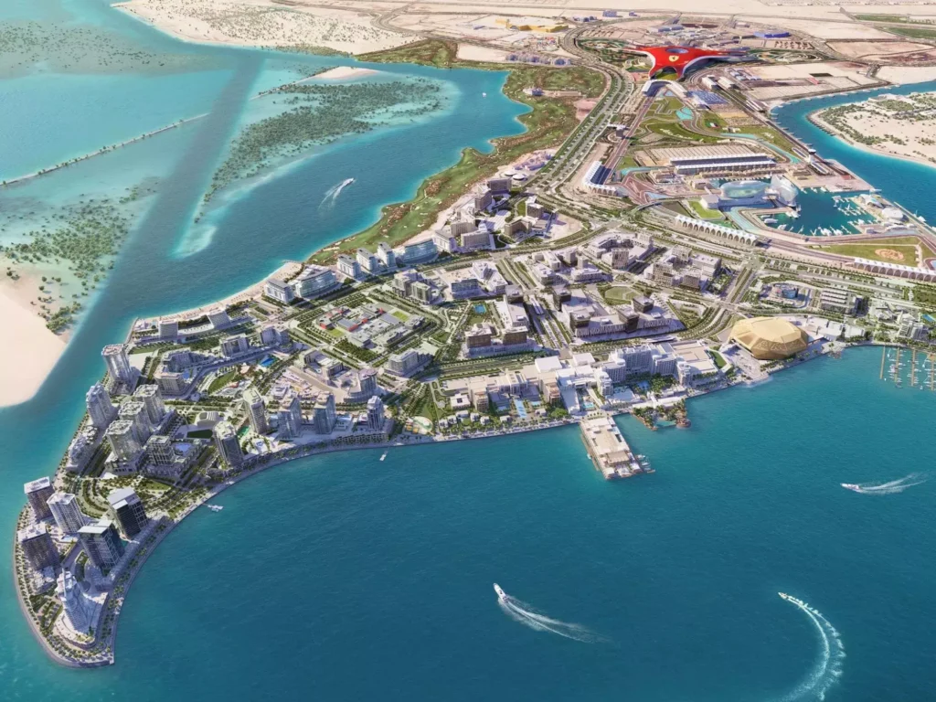 yas island map