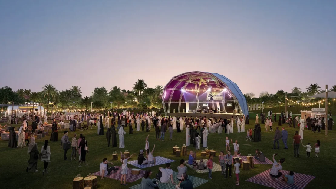 yas park gate aldar properties outdoor event