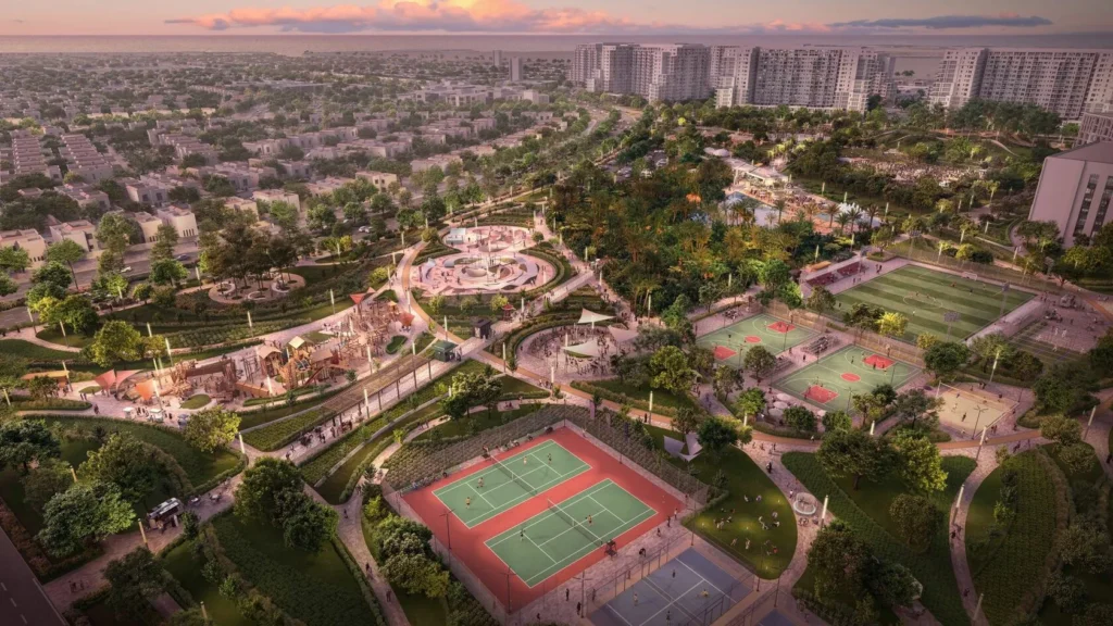 yas park gate aldar properties sports ground