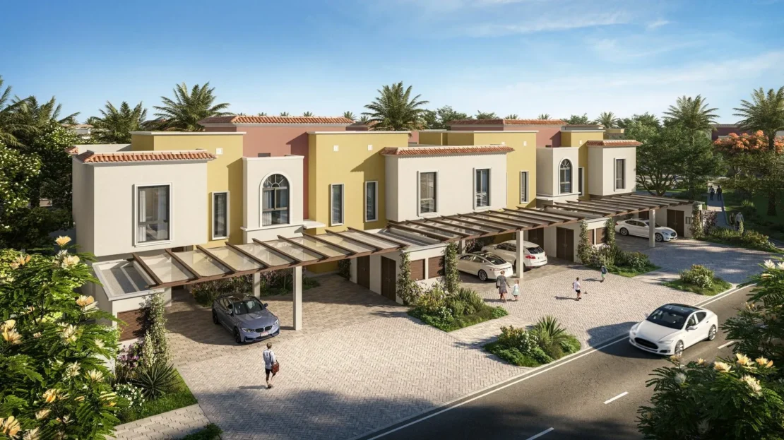 yas park gate aldar properties top view