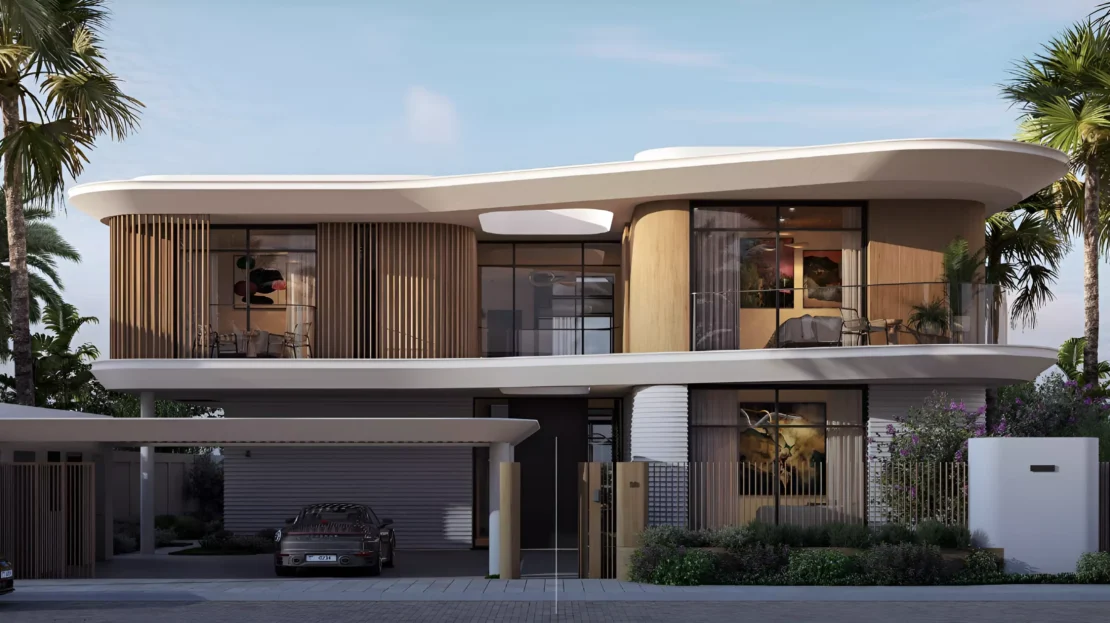 yas riva from aldar properties in yas island day view