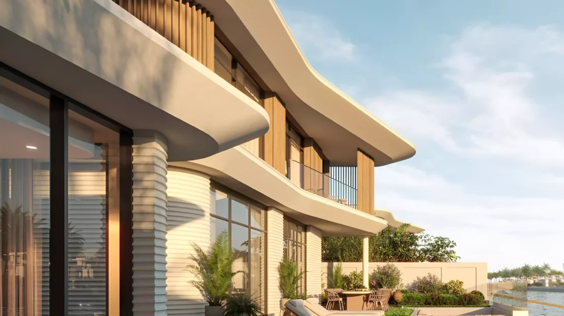 yas riva from aldar properties in yas island side view