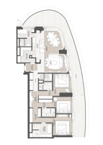 3 bedroom floor plan