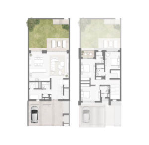 3 bedroom townhouse floor plan