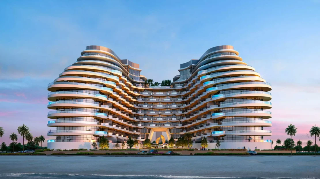 aqua arc at al marjan island ras al khaimah front view