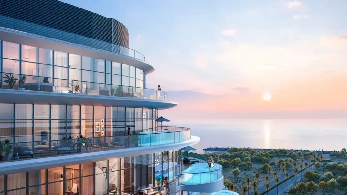 aqua arc at al marjan island ras al khaimah side view