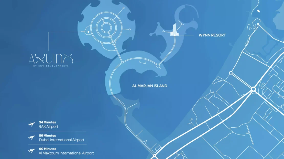 aquino at al marjan island by bnw developments map view