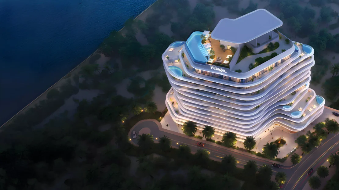 pelagia at al marjan island by bnw developments aerial view