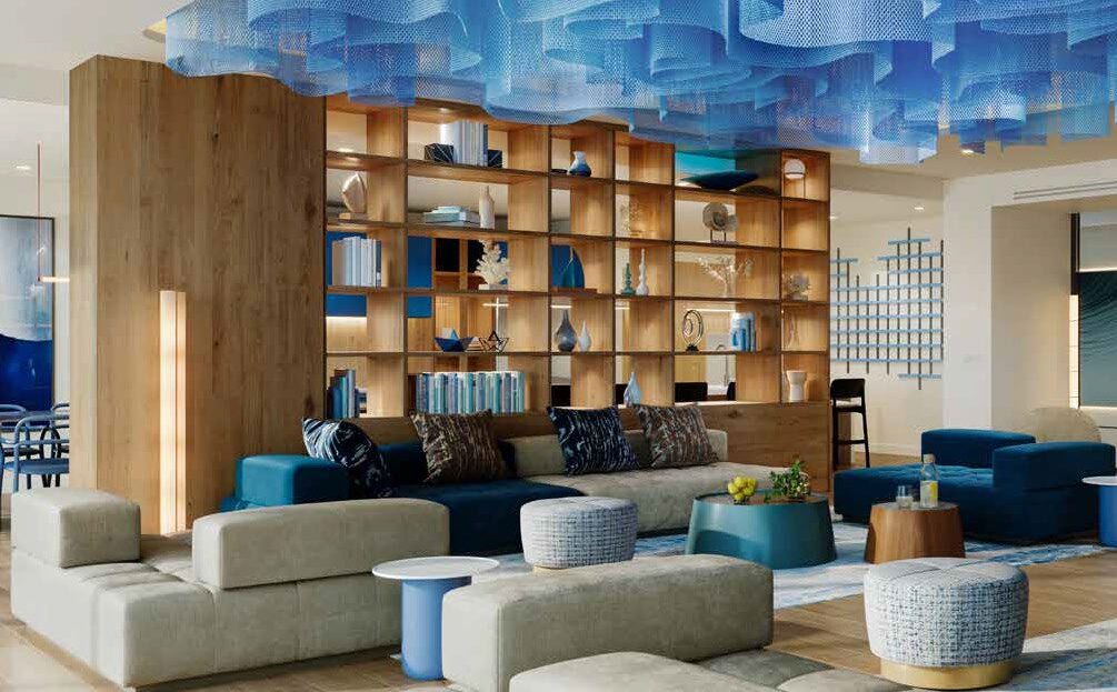 Seamont Residences – Autograph Collection by Marriott lounge area