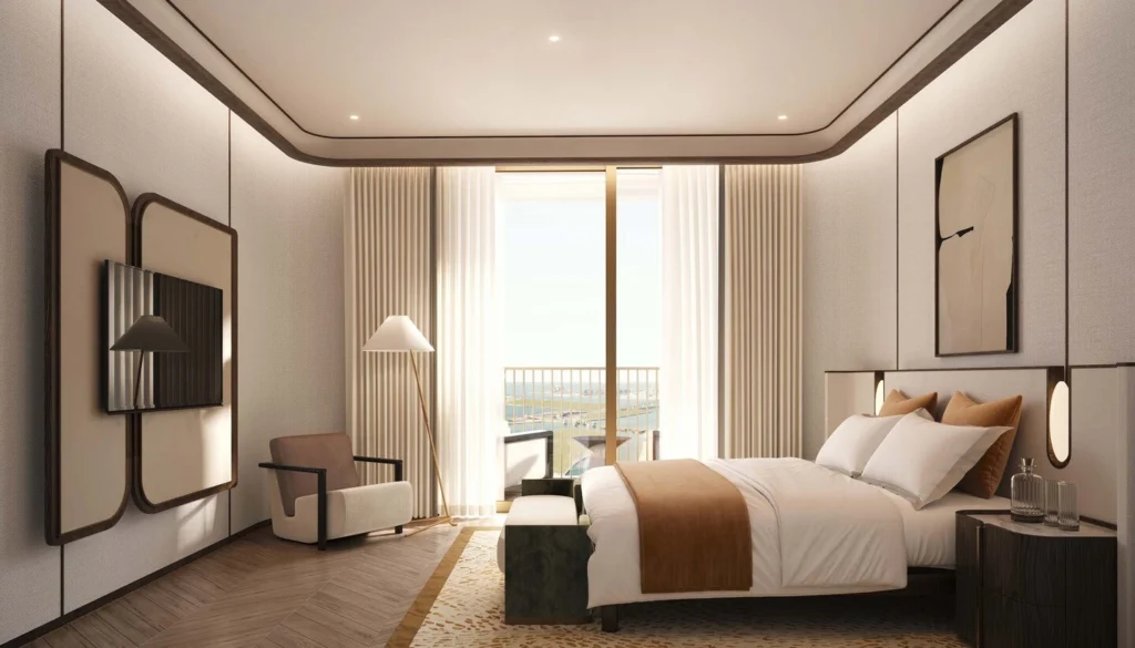 st regis al maryah island the residences bedroom