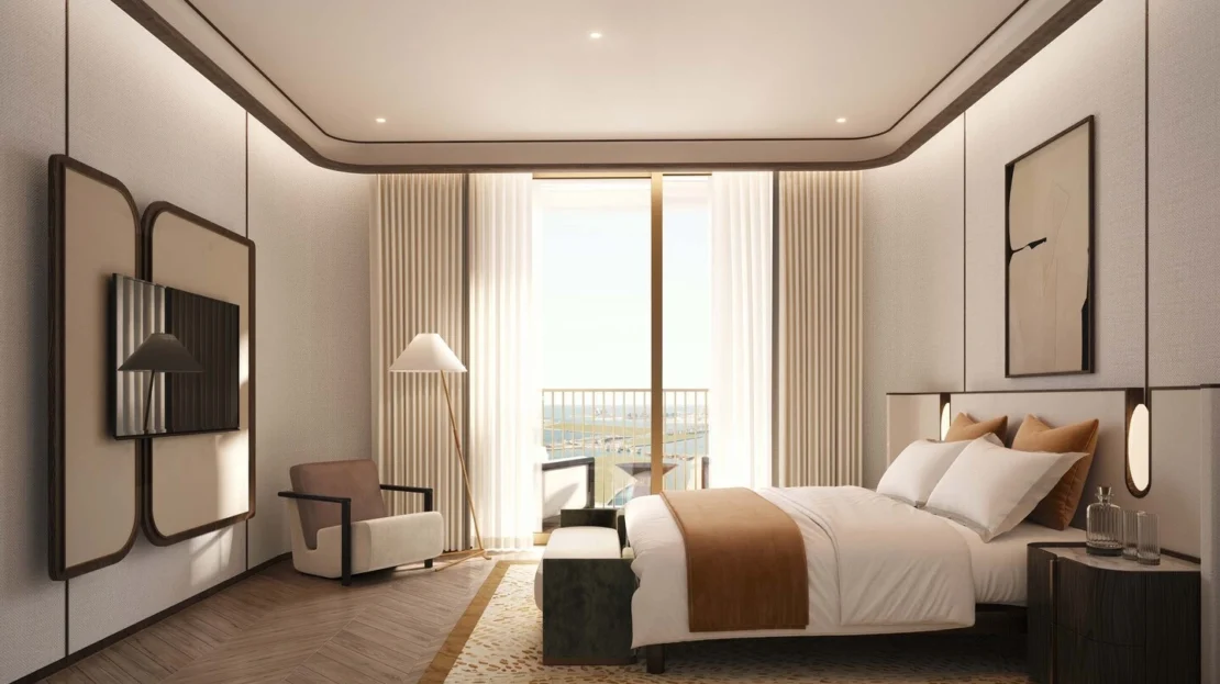 st regis al maryah island the residences bedroom