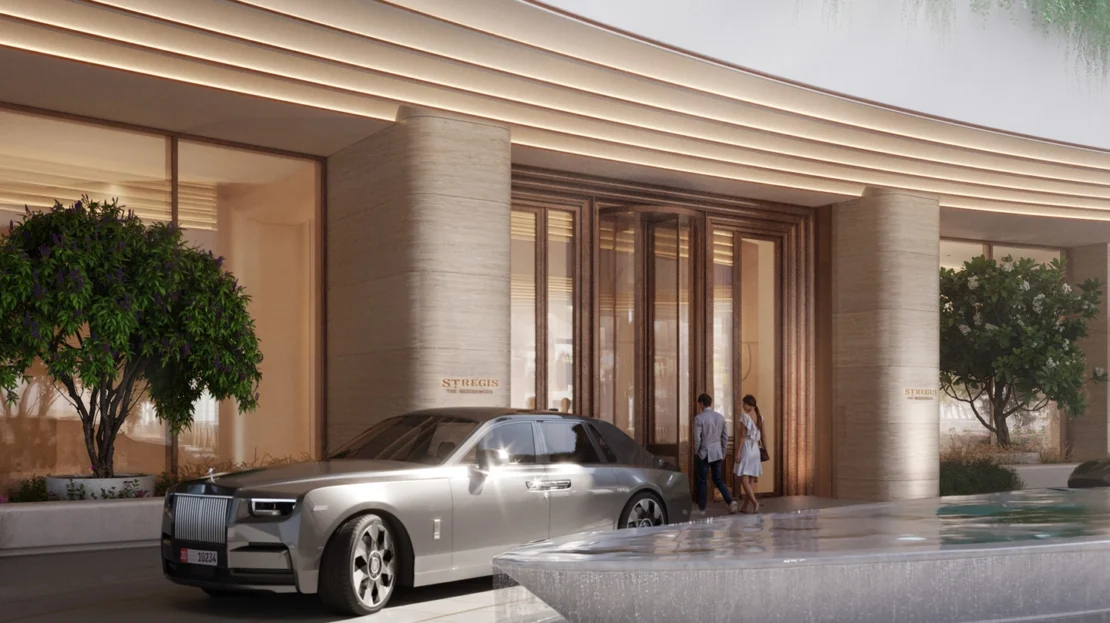 st regis al maryah island the residences entrance